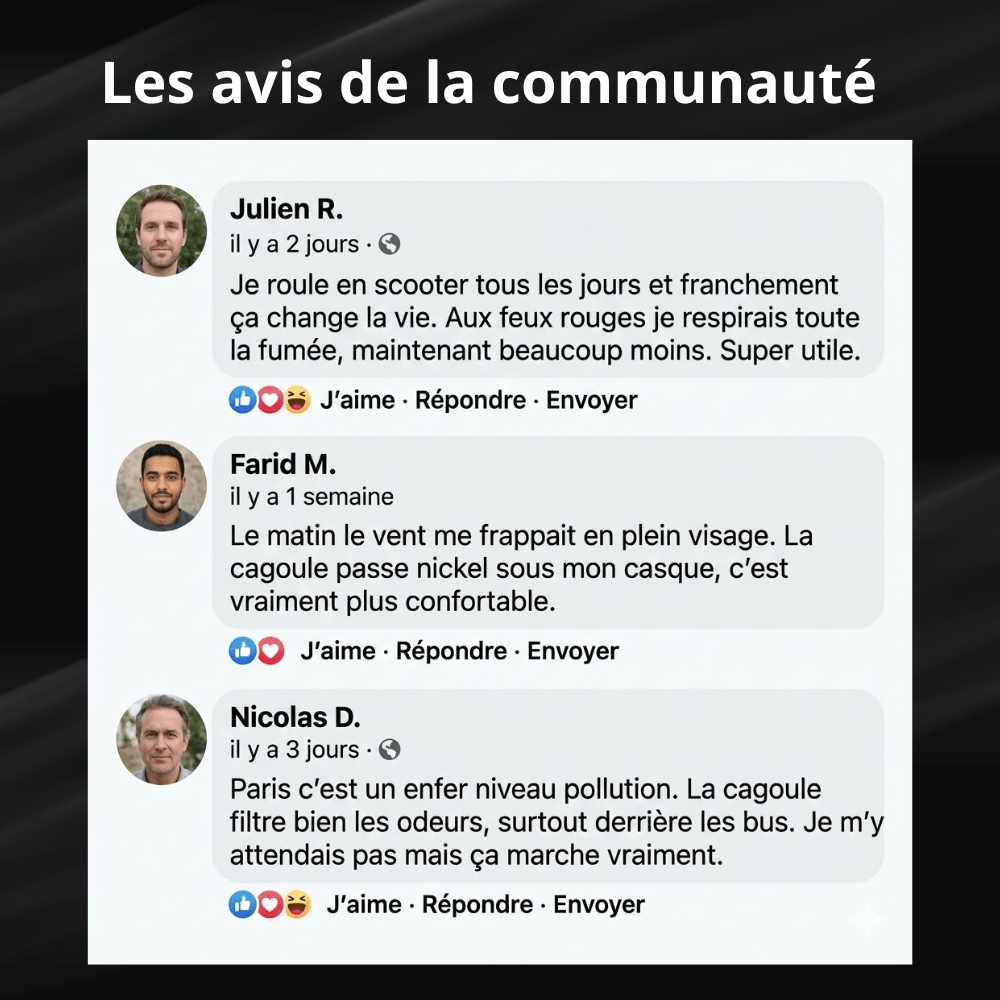 AirShield Pro™ – Cagoule Anti - Pollution & Anti - Vent - BikerZen