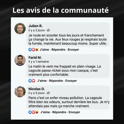 AirShield Pro™ – Cagoule Anti - Pollution & Anti - Vent - BikerZen