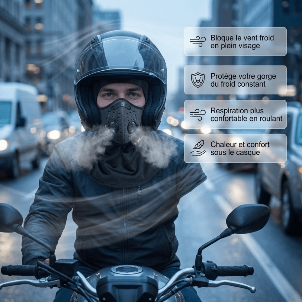 AirShield Pro™ – Cagoule Anti - Vent & Anti - Pollution - BikerZen
